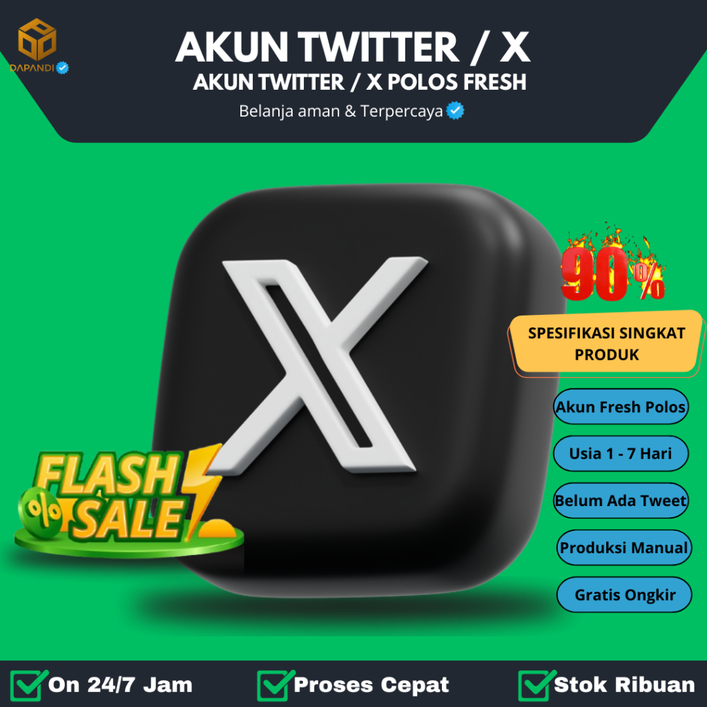 Akun Twitter Kosongan Siap Buat Nuyul ( Bergaransi Log in 100% )