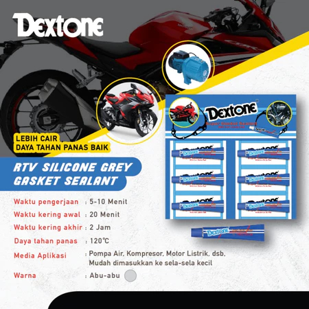 Dextone Super Gasket Sealant/Lem Besi/Lem logam