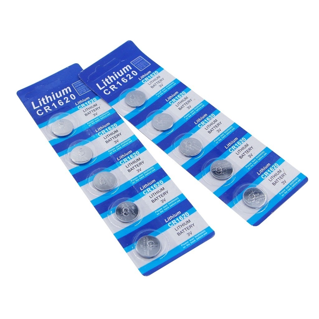10'O BATERAI CR1620 Battery Baterai Batre Kancing Button Cell Cr1620 Cr-1620 Cr 1620 baterai
