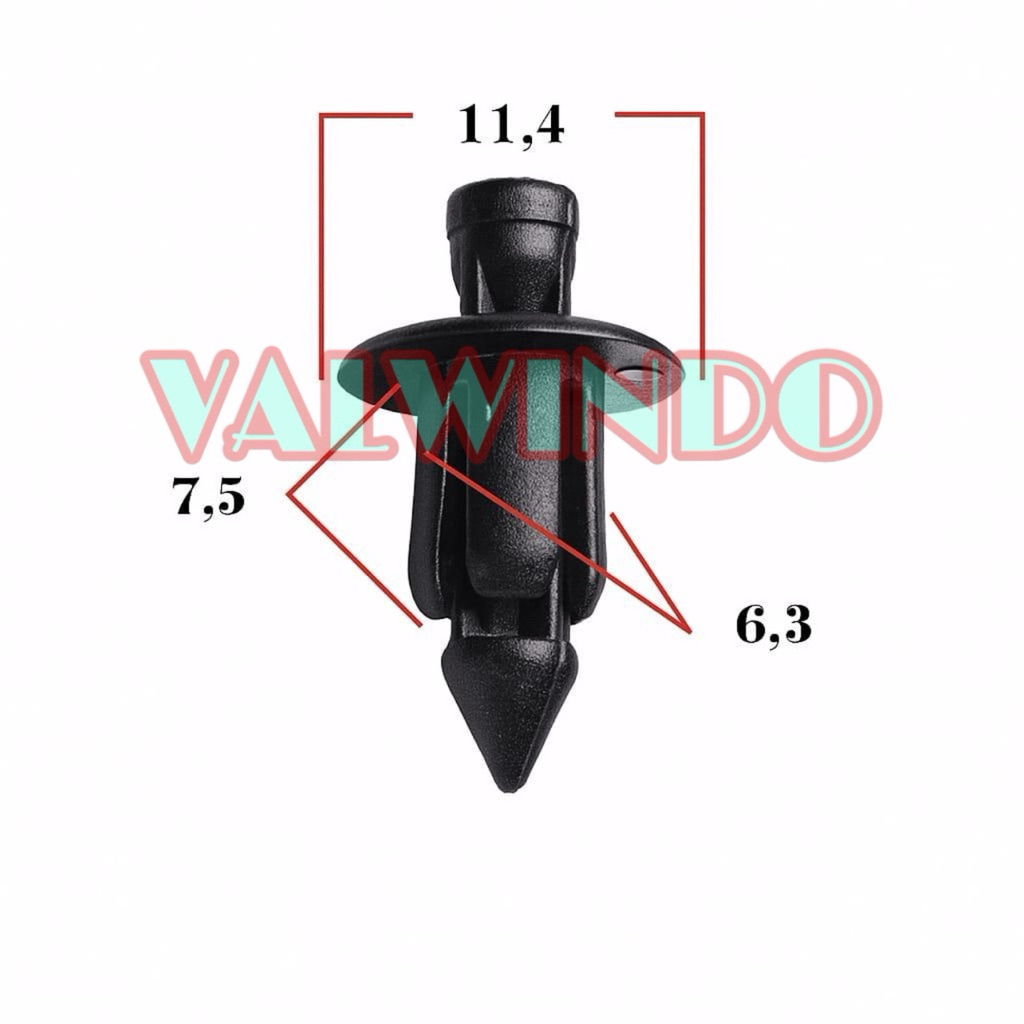 Promo Murah Baut Klip Body Isi 40 Klip Push Serbaguna Baut Klip Body Motor Import Nmax Pcx Vario Sco