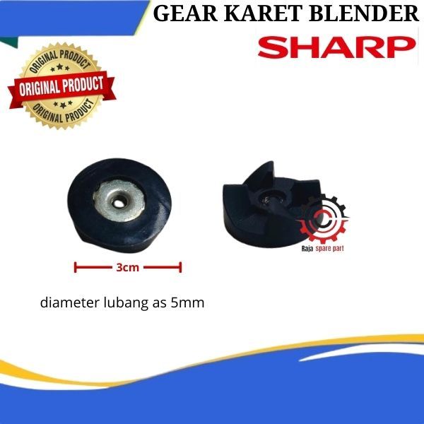 GEAR KARET BLENDER SHARP / GIGI KAKI EMPAT