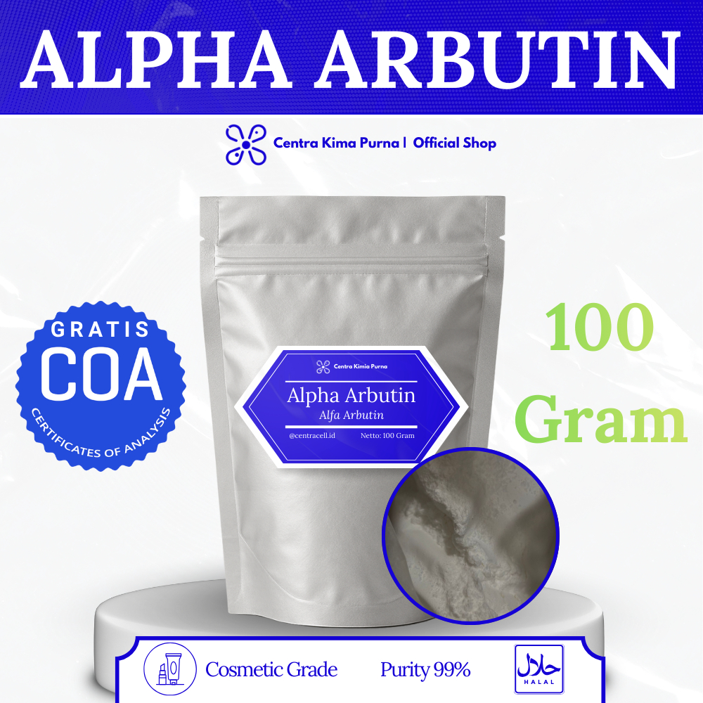 Alpha Arbutin Pure Powder - 100 Gram | Cosmetic Grade