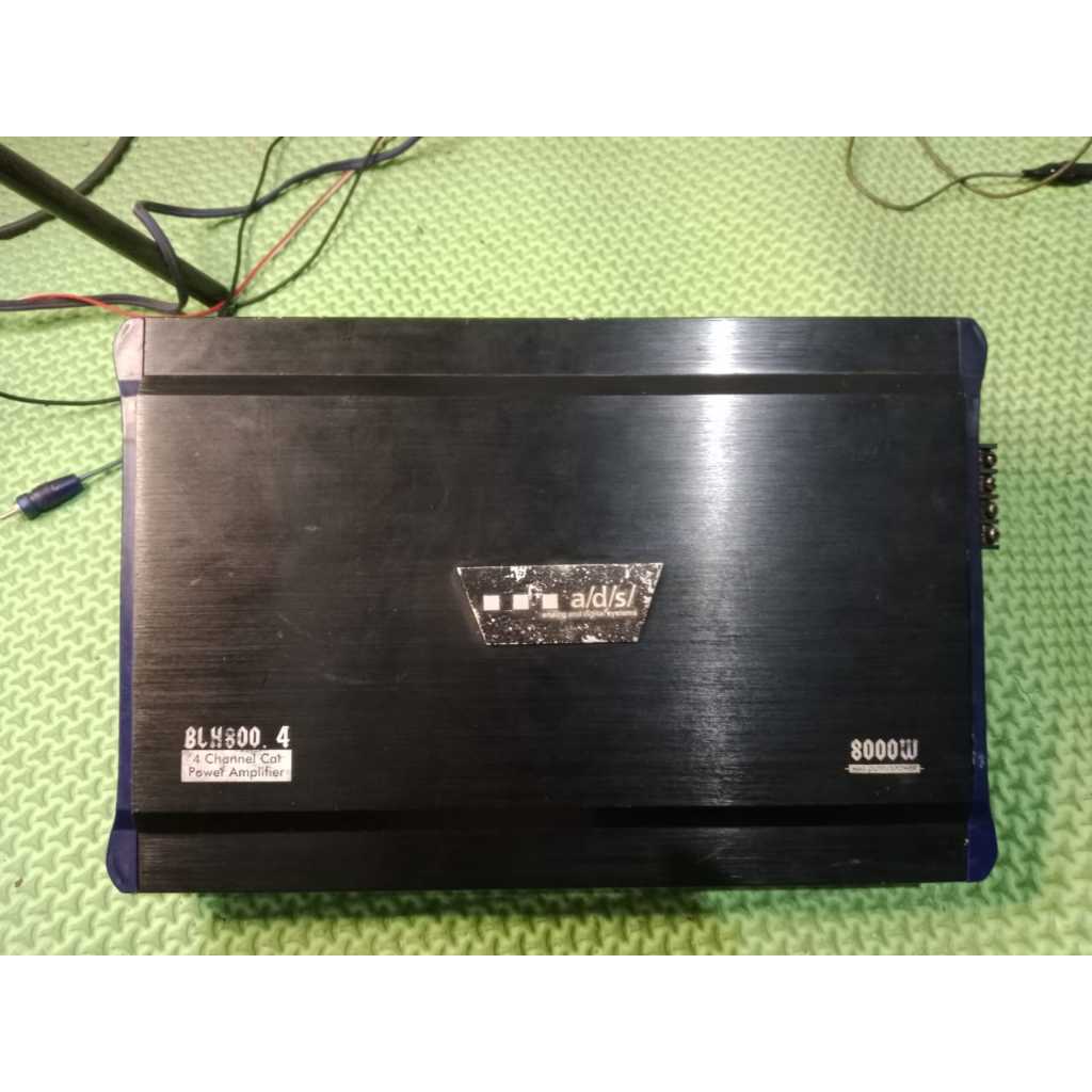 Power Audio mobil Amplifier | ADS BLH-800. 4 Channel | Kondisi Bekas Normal