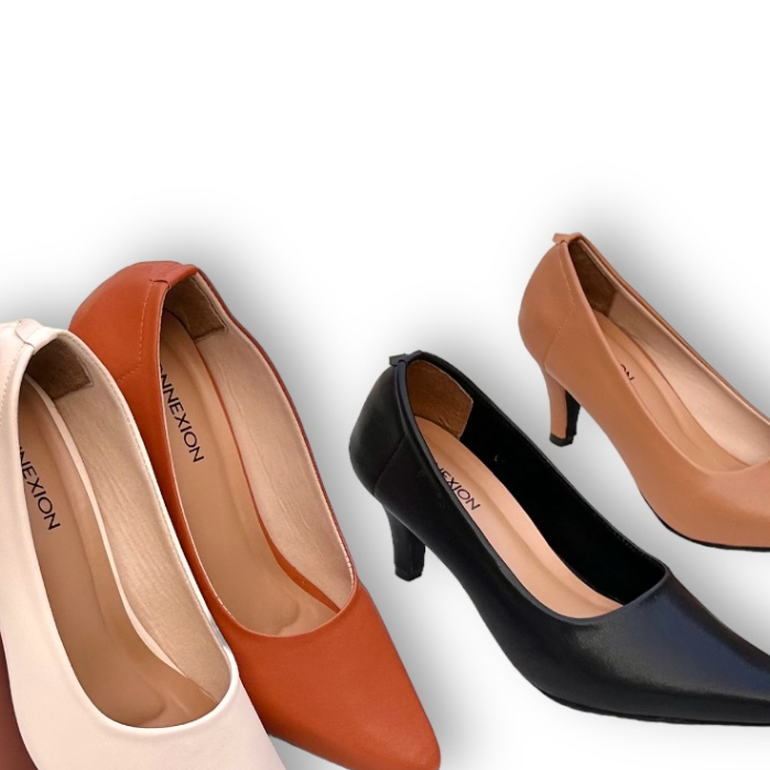 Sepatu kerja wanita heels lancip brand Matahari