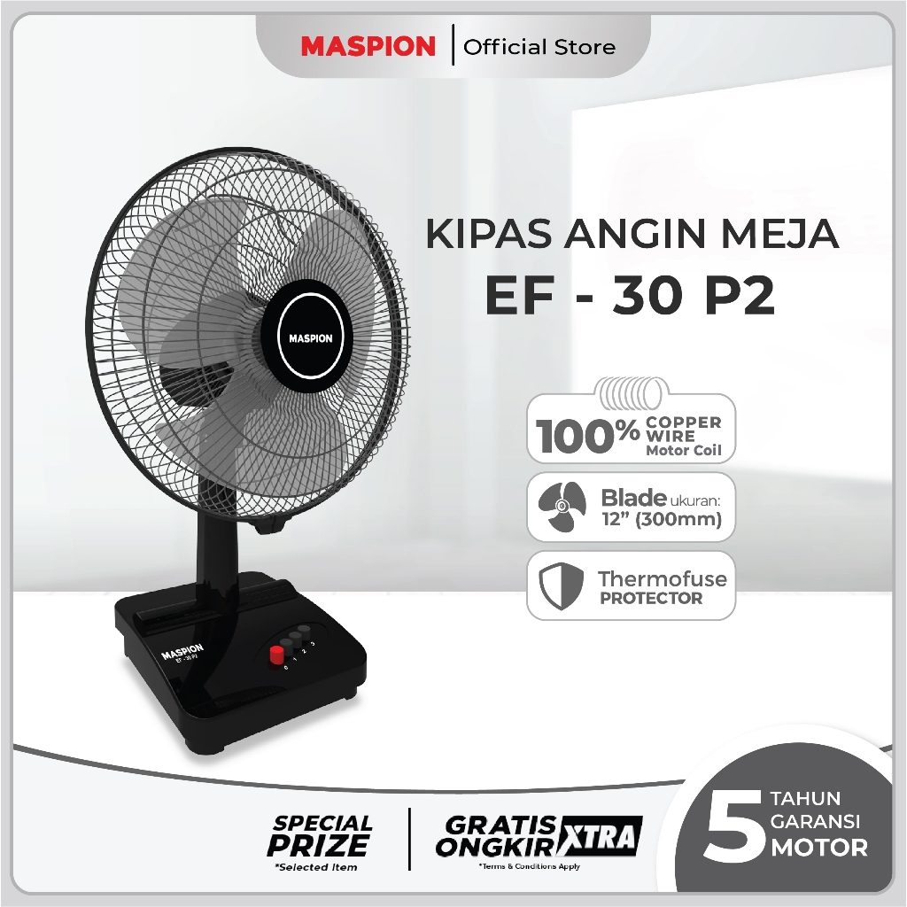 Maspion Kipas Angin Meja 12 Inch EF-30 P2
