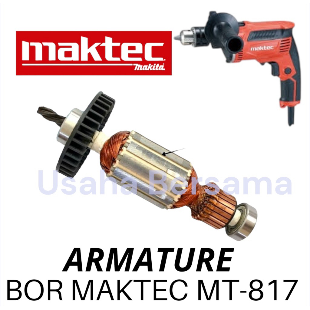 ARMATURE BOR MT817 MAKTEC ANGKER BOR MAKTEC MT817 ROTOR BOR MAKTEC MT817