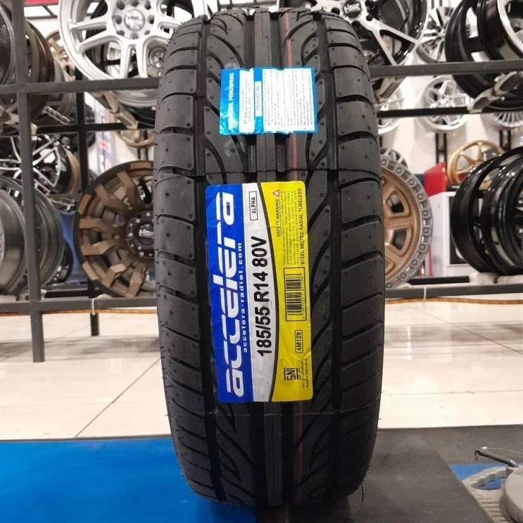Ban Harian Lokal Ukuran 185 55 Ring 14 ACCELERA ALPHA Ban Tubles BARU 185/55 R14
