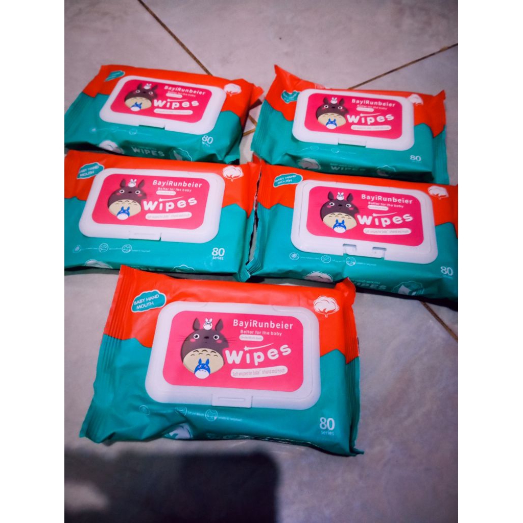 Tisu Basah Bayi 10 Pack - Non Alkohol, Lembut, Aman untuk Kulit Sensitif