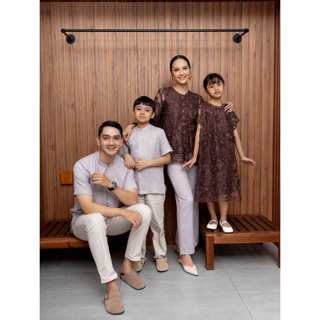Alora Set - Family Set Raya Collection in Mahogany
