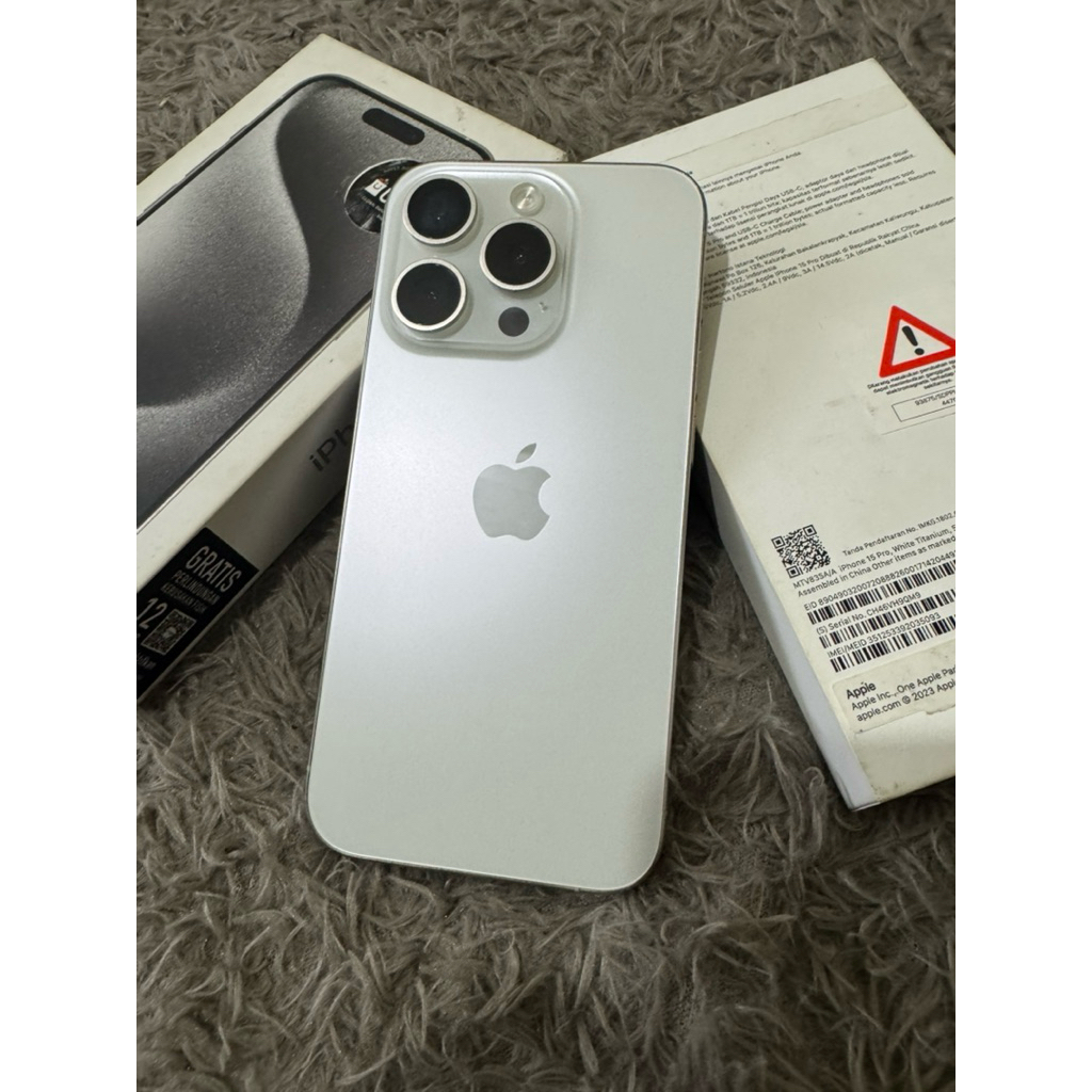 iphone 15pro 512gb ibox garansi resmi second like new