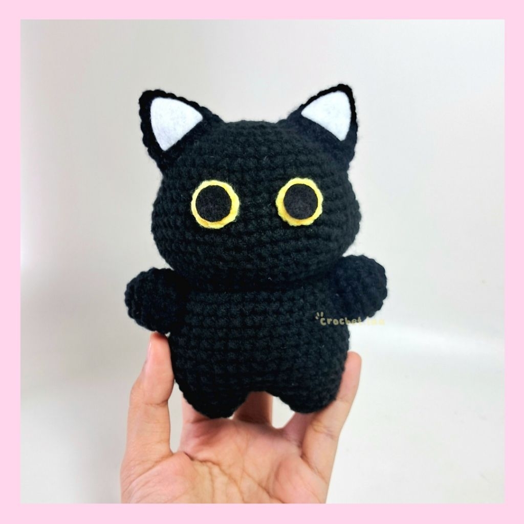 PRE-ODER Amigurumi O.O Meow / Boneka Rajut Kucing Lucu