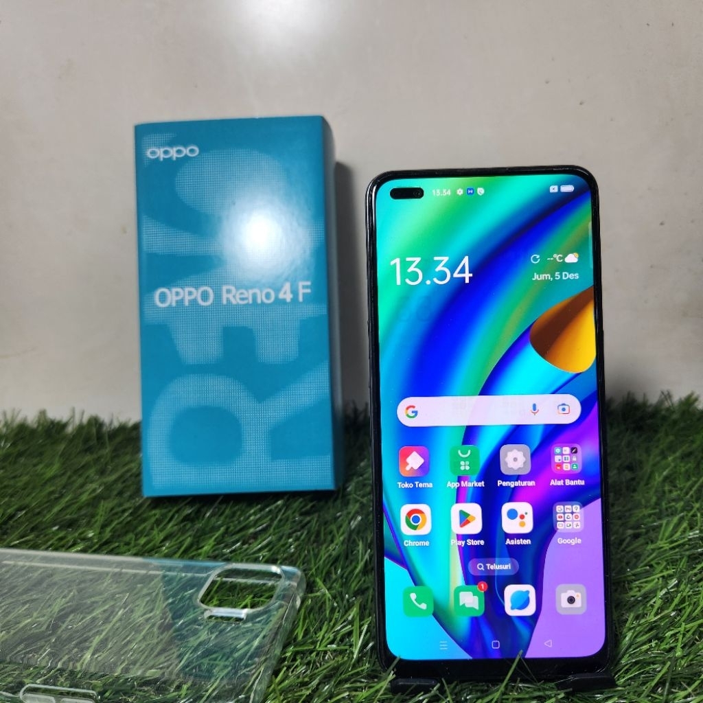 OPPO RENO 4f  8/128GB ORIGINAL FULLSET SECOND MURAH