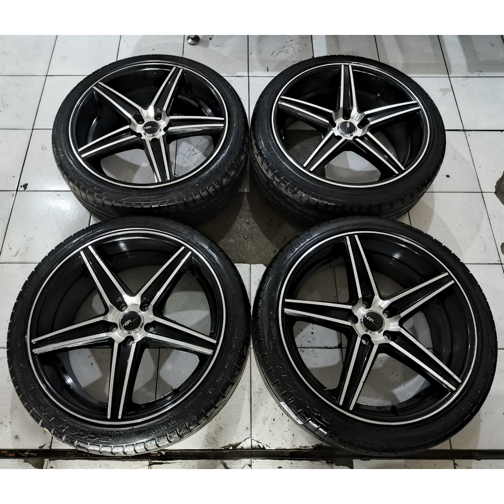 VELG MOBIL HSR EMISSION R20 5X114 + BAN 245 40 RING 20 INNOVA HRV XPANDER ALPHARD CRV DLL