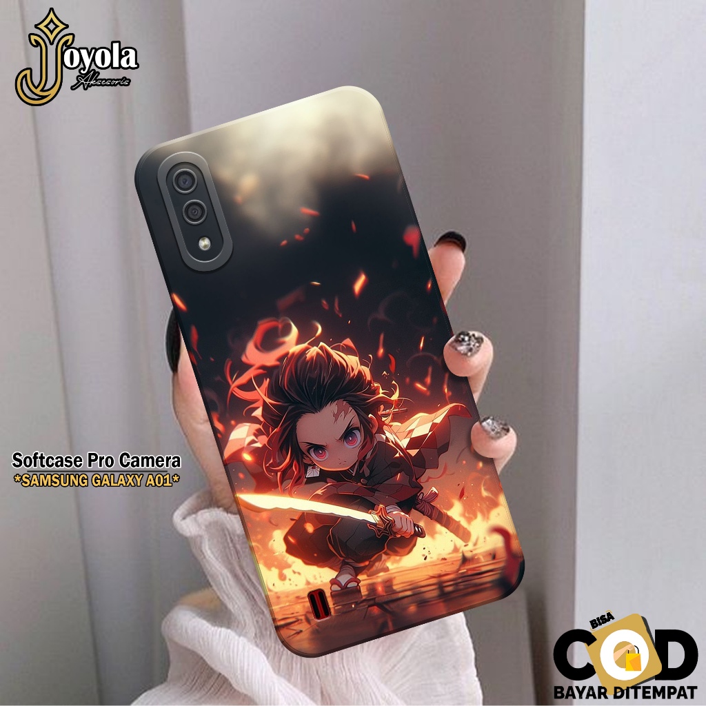 Softcase Samsung Galaxy A01 Silikon Pro Camera Fashion Case Anime Kesing Samsung Galaxy A01 Case Sam