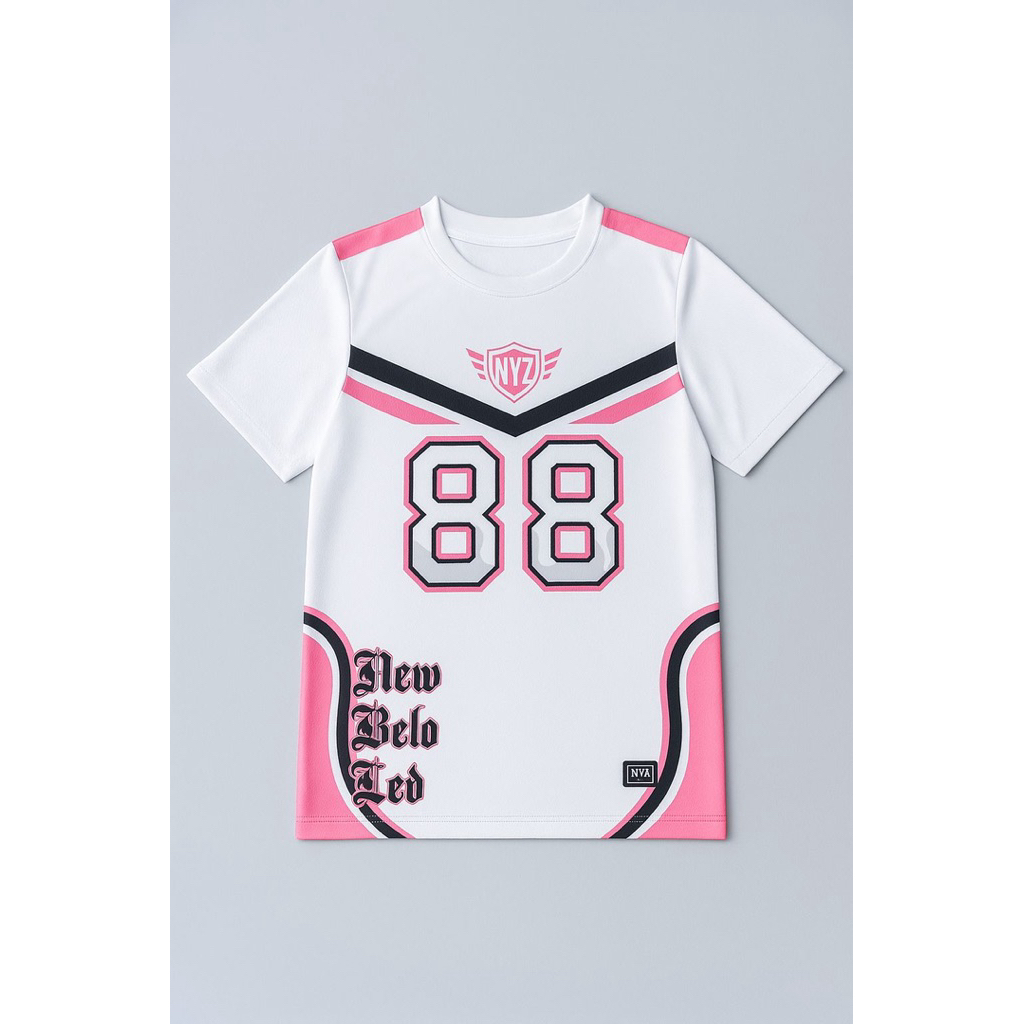 Kaos Jersey Sport “New Bold Pink” by NYZ