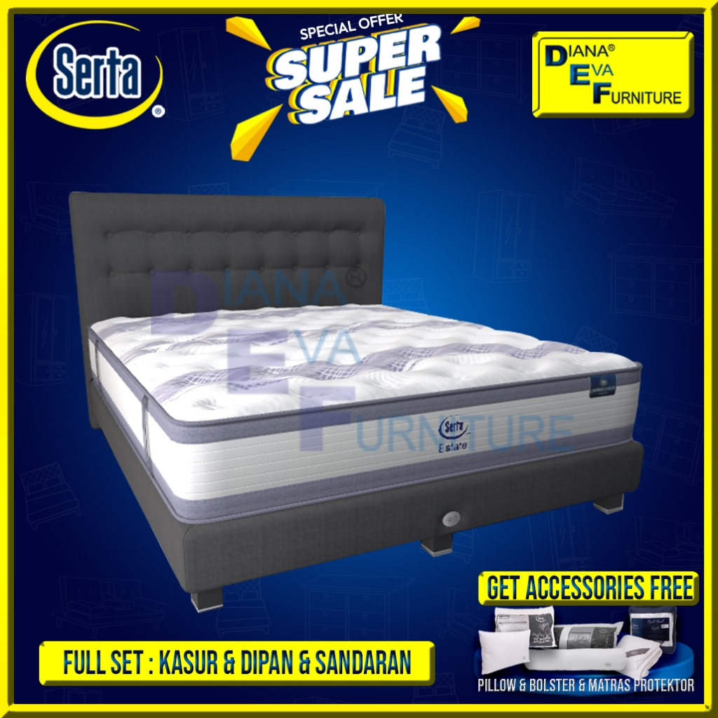 Serta Estate SET Promo Kasur Springbed