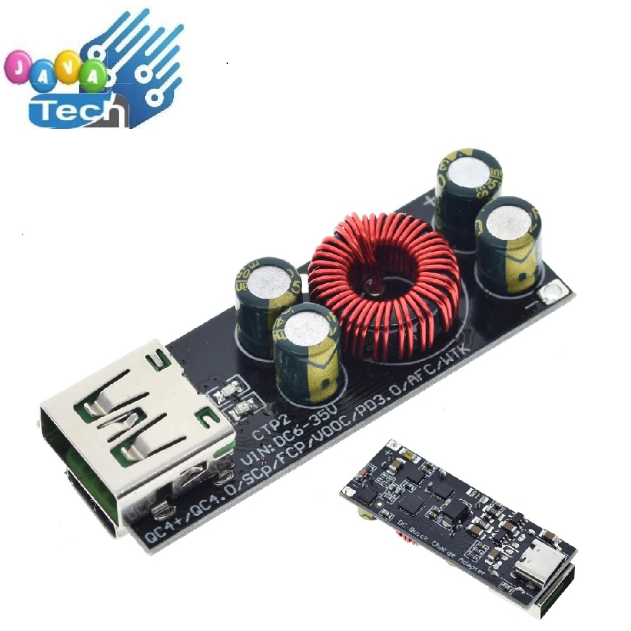 Module Buck Stepdown 6-35V to USB Quick Charger SW3516 / SW3518 VOOC QC4.0 PD