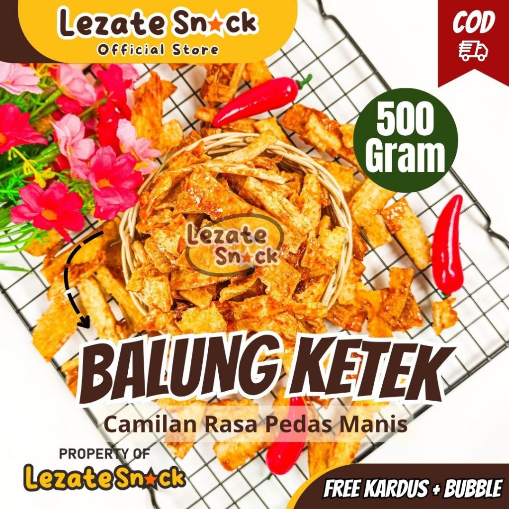 Balung Kethek Pedas Manis 500gr Super Murah / Kripik Singkong Pedas Manis Keripik Singkong Pedas Man