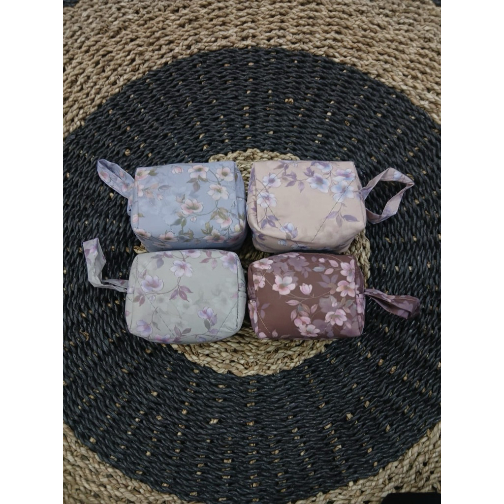 MUKENAH TRAVELING MOTIF BUNGA parasut premium