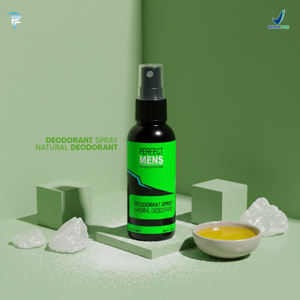 penghilang bau badan Pemutih ketiak pria PERFECTMENS DEODORANT SPRAY, Bikin wangi dan segar setiap h