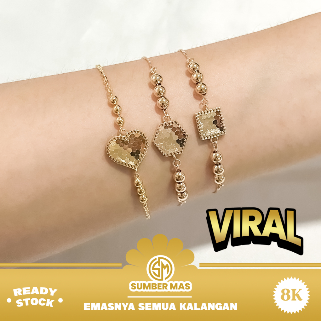 GELANG RANTE EMAS ANALIA FASHION 8K - SUMBER MAS