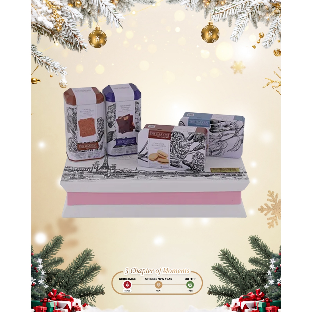 Parcel Natal Hampers Cantik - Harvest Cookies Corporate