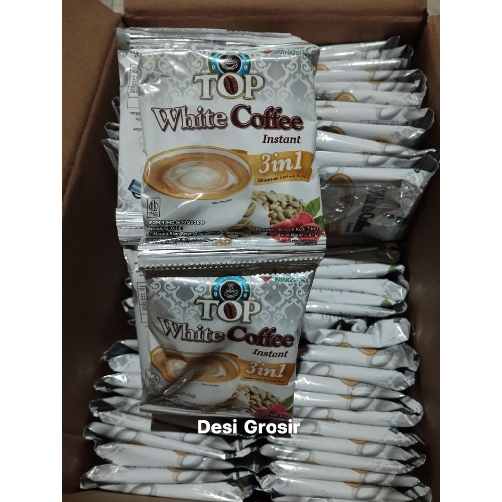 12 PCS 1 RENTENG KOPI TOP WHITE COFFE