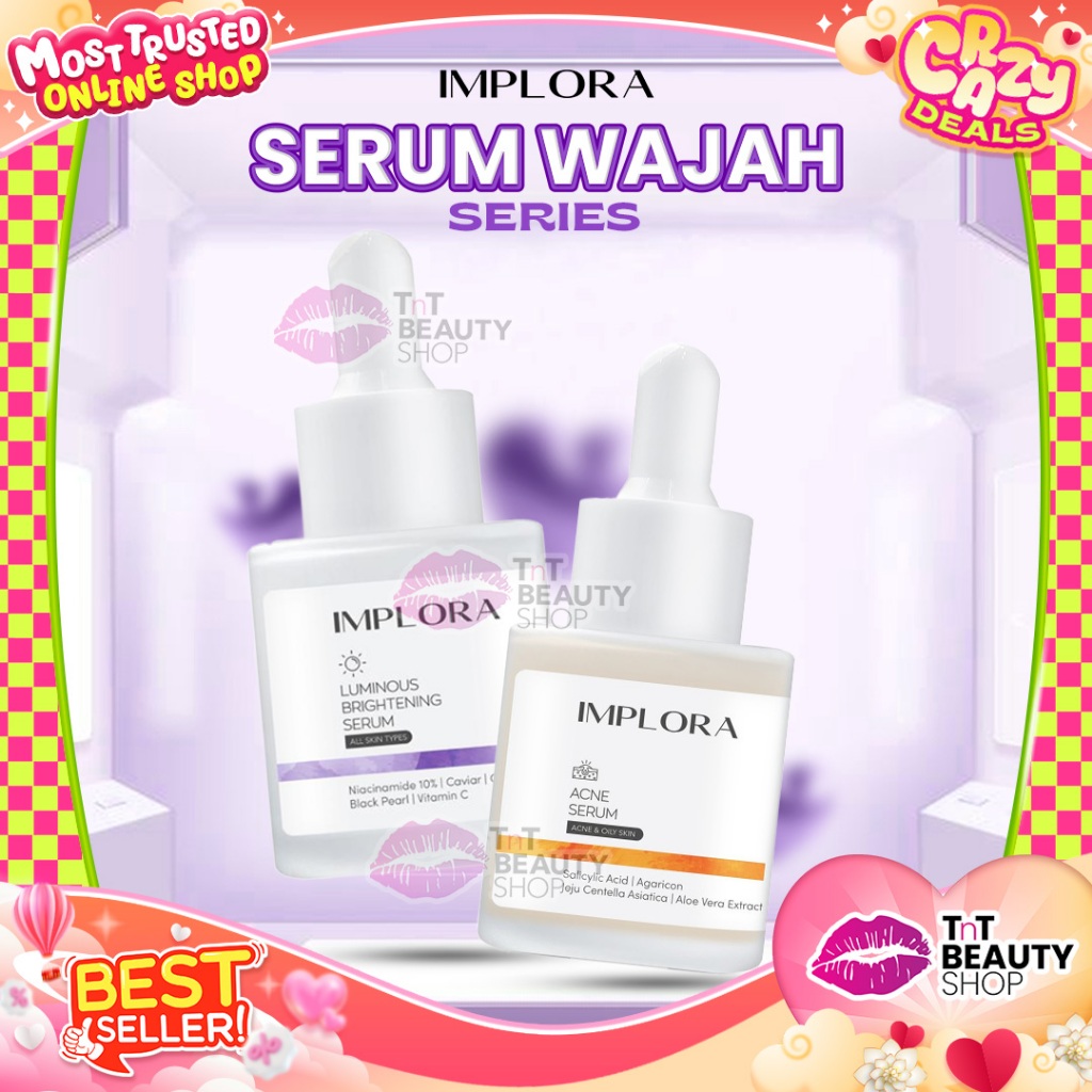 IMPLORA Face Serum | 24K Gold  |  Acne | Brightening | Peeling | Midnight | TnT Beauty Shop