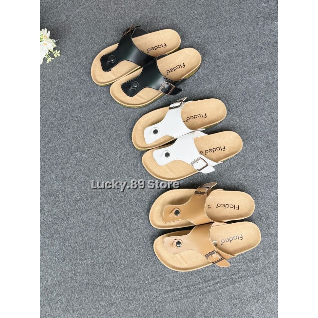 FLADEO Sandal Jepit Wanita Kekinian Elegan & Fashionable Sendal Jepit Puyuh Perempuan