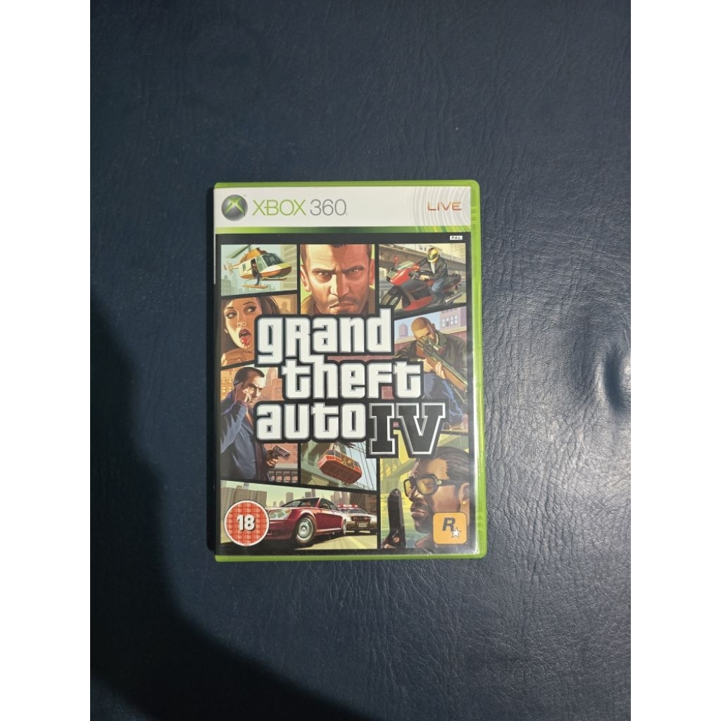 BD Kaset Game XBOX 360 Grand Theft Auto IV GTA 4 Ori Original