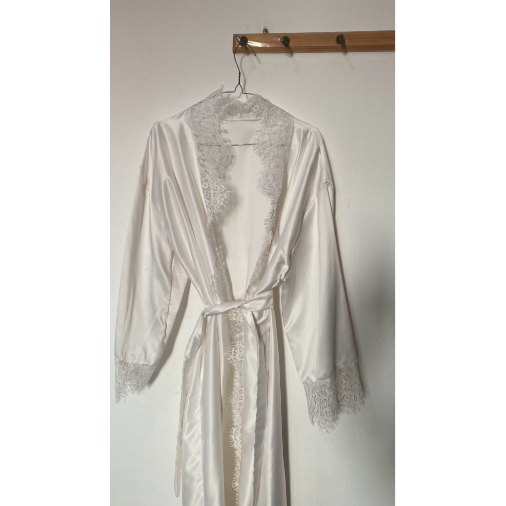 Preloved Kimono Wedding Polos Satin & Lace Premium