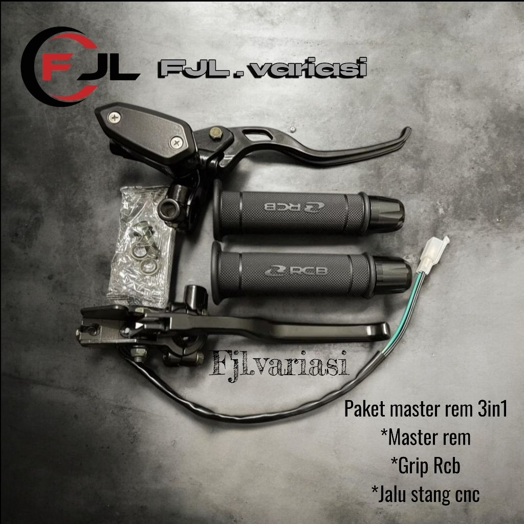 Master Rem Tabung Model Oval Original + Handgrip RCB Original 100% HG55 + Jalu Stang CNC Universal M