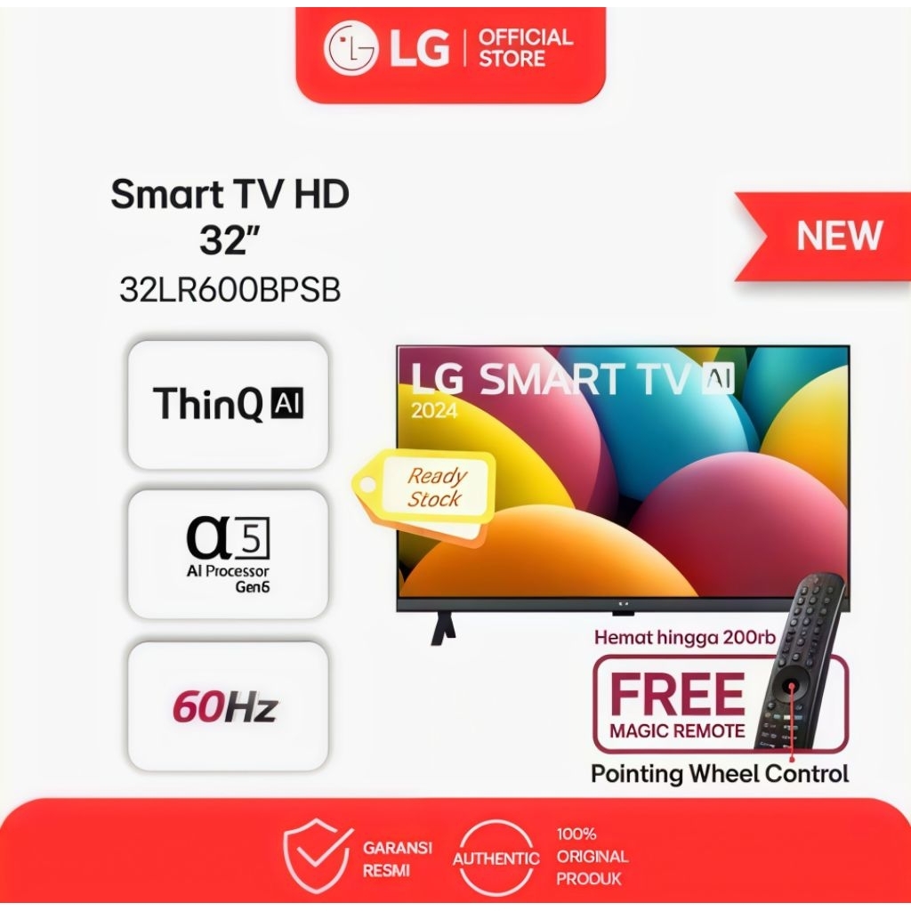 LED TV LG 32LR600 Smart TV 32 Inch
