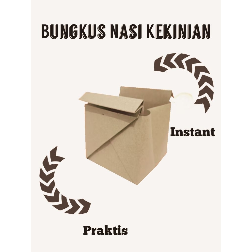 BUNGKUS NASI INSTANT / BUNGKUS NASI KEKINIAN