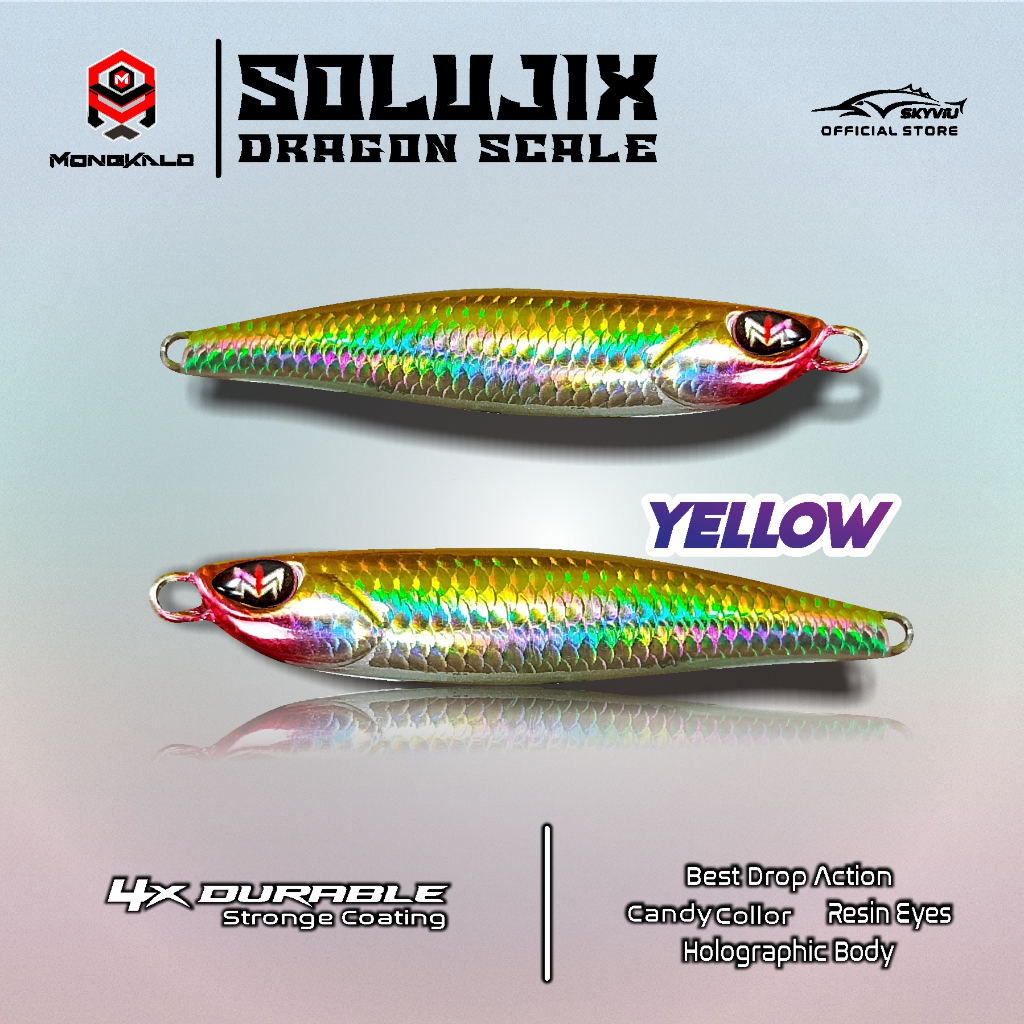 Mongkalo Solujix Sisik-Kecil noGID noMotif Candy 15 Kuning