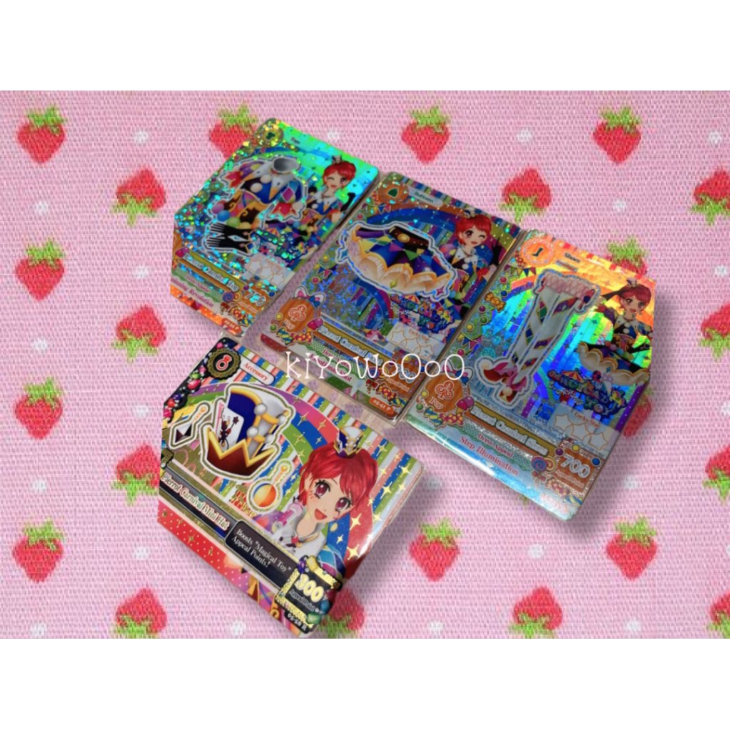 Kartu Aikatsu Premi Card Set Magical Toy Pierrot Carnival Kaede