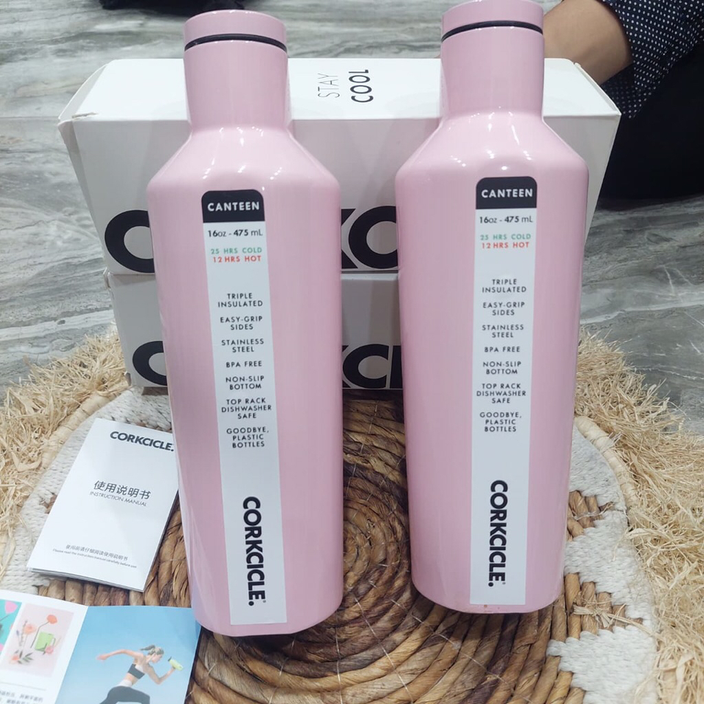 Tumbler Corkcicle Ori | 16oz 475ml | Tahan dingin 25 jam | Tahan panas 12 jam | BPA Free | Tumbler m