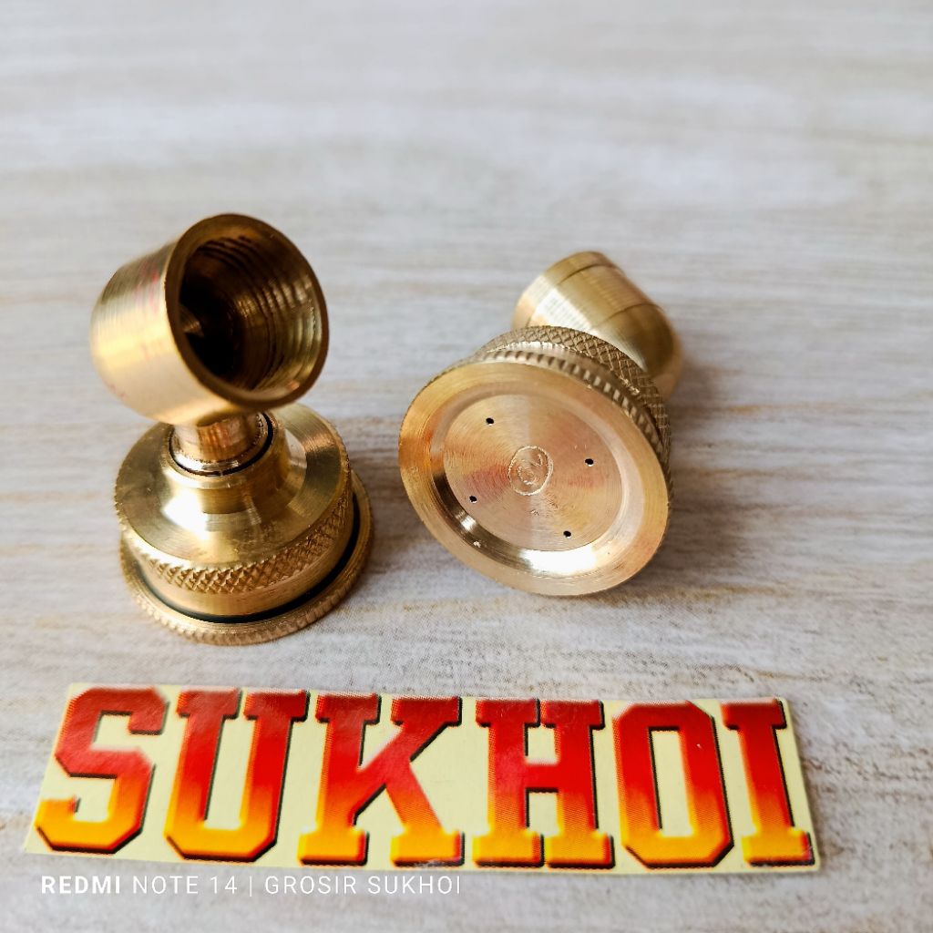 NOZZLE SPRAYER SWAN SPUYER KABUT SPUYER SEMPROTAN HAMA / SPUYER SPRAYER SWAN HAMA LUBANG 4 KUNINGAN 