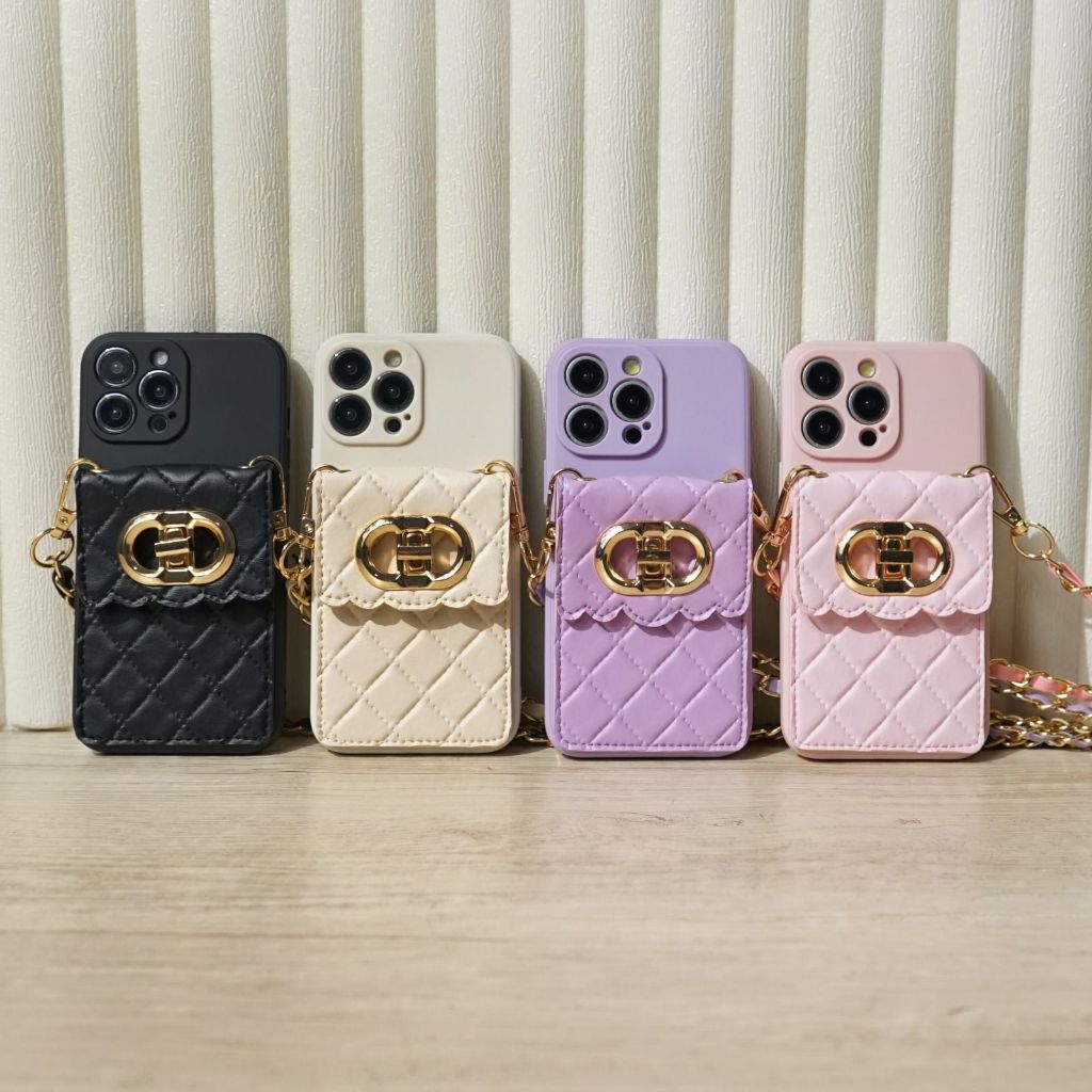 Case Dompet Tali Vivo - Softcase For Hp Vivo - Kesing Untuk Semua Tipe Hp Vivo - Diro Case