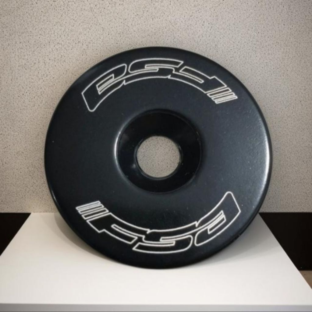 Topcap atau tutup stem FSA orbit untuk roadbike model pipih alloy sepeda balap roadbike top cap FSA