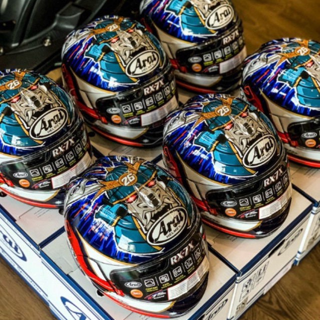 Arai RX7X Pedrosa Shogun