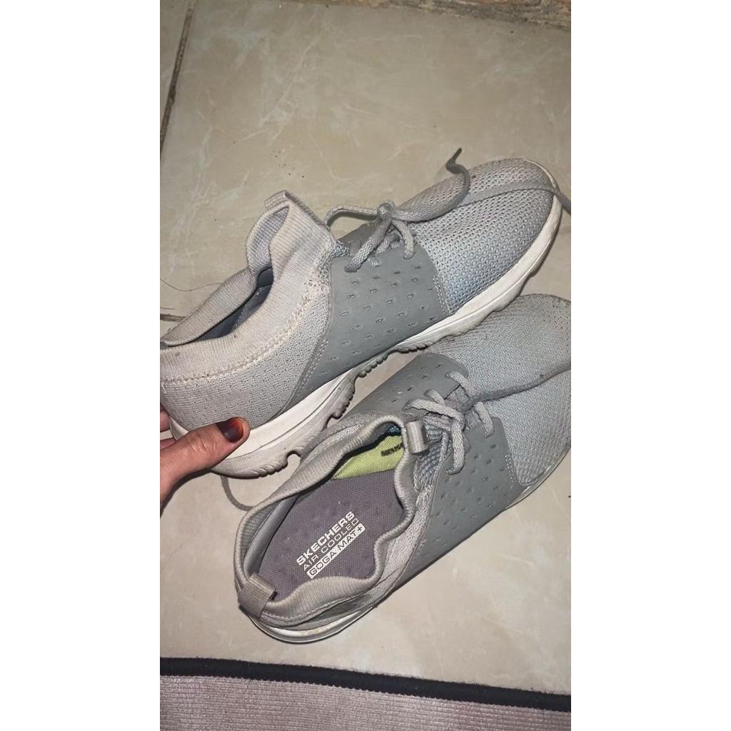 Skechers air cooled goga mat blue preloved