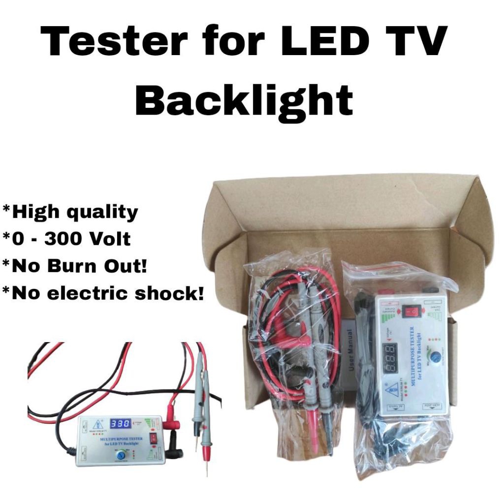 TESTER FOR LED TV BACKLIGHT, Tester backlight  0 - 300volt