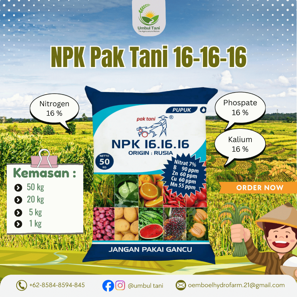 NPK Pak Tani 16-16-16