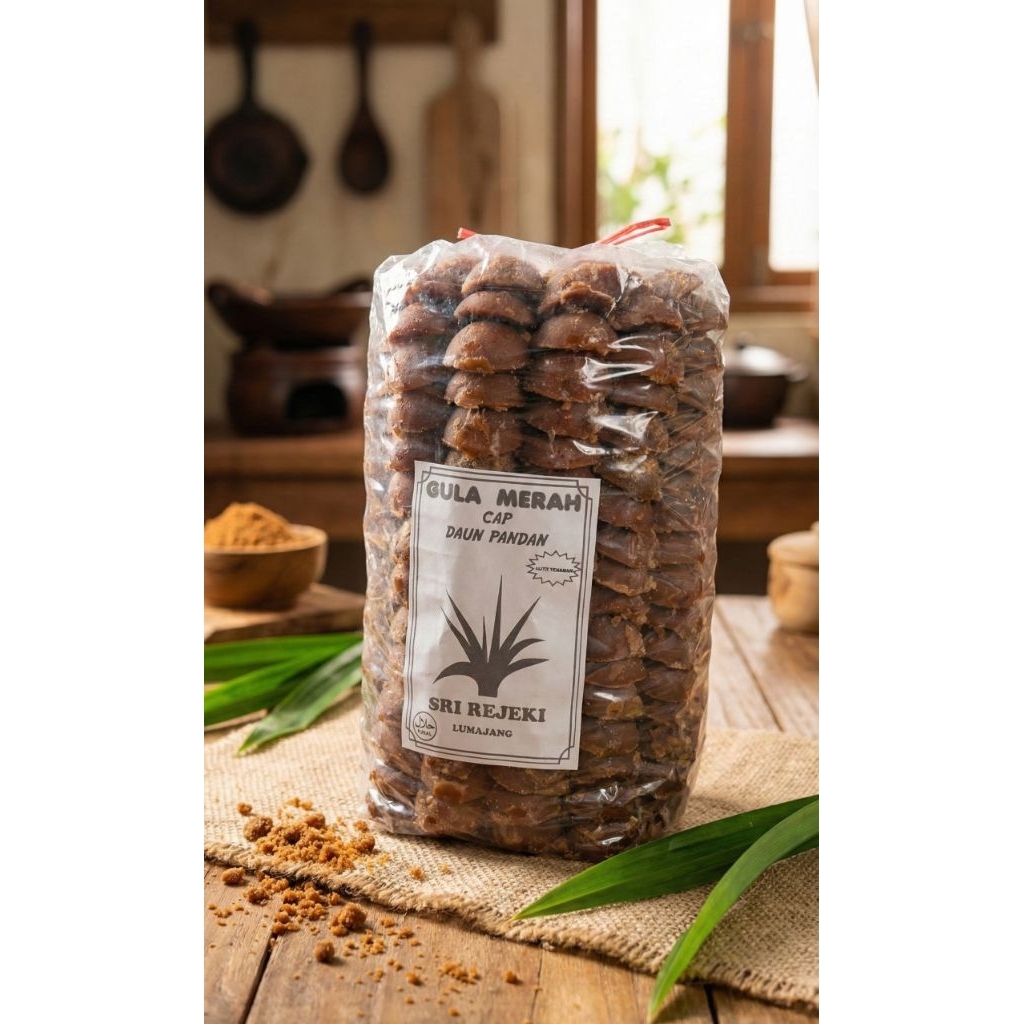 GULA MERAH LUMAJANG ASLI 100% | GULA JAWA KECIL (CETAKAN DAKON) KEMASAN 1 KG