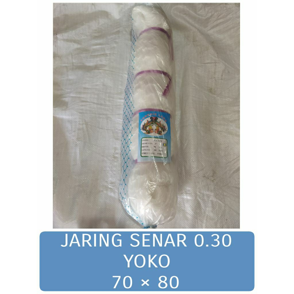 JARING SENAR 0.30 - 70x80 YOKO JARING IKAN