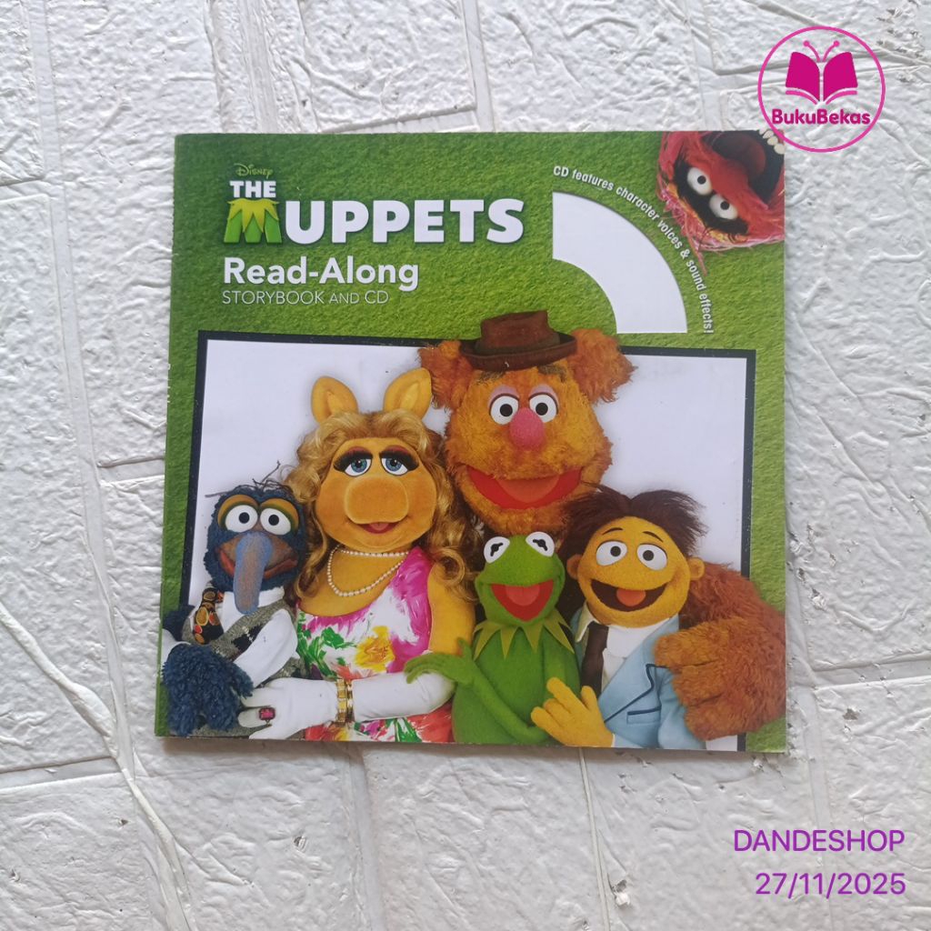 (english) The Muppets Read Along Storybook - Buku Cerita Anak Bekas Preloved Disney