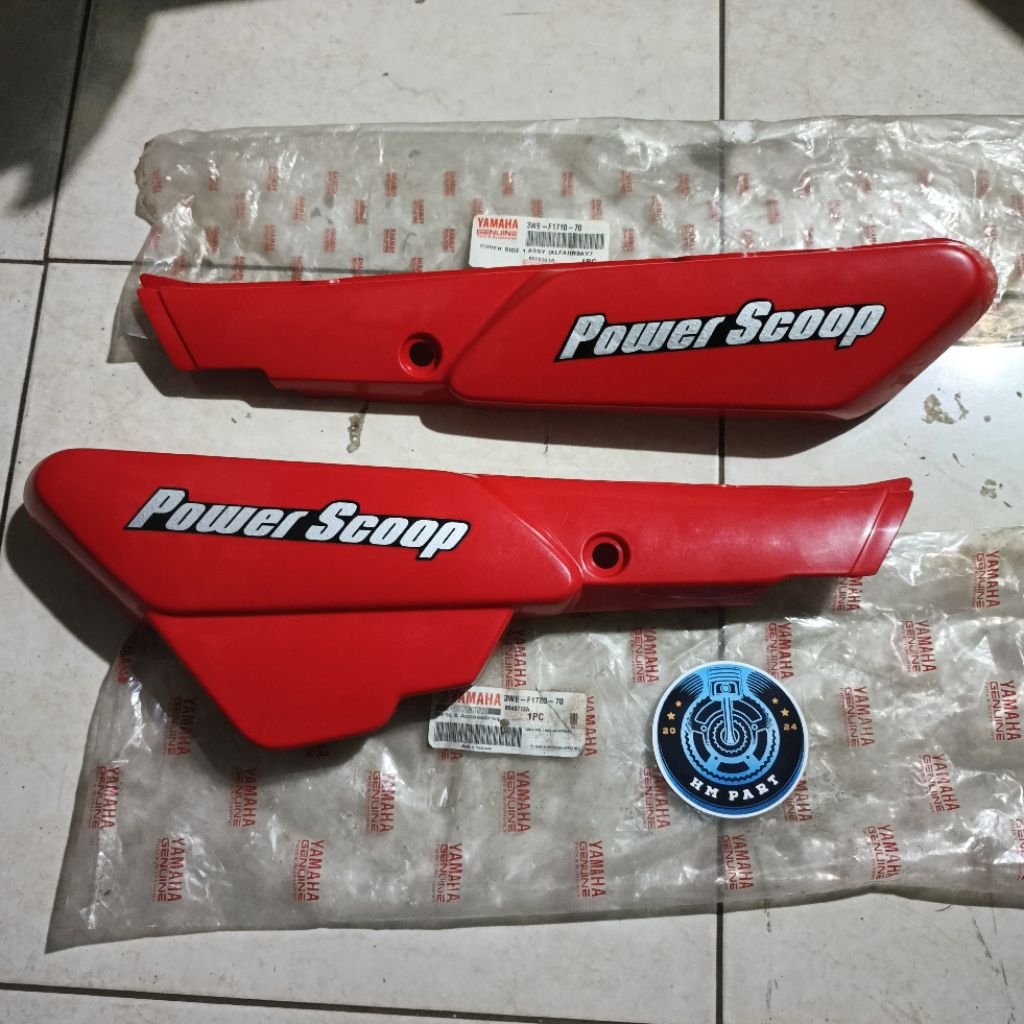 Cover Side Tutup Body Samping Aki Yamaha Alfa Champ Original NOS