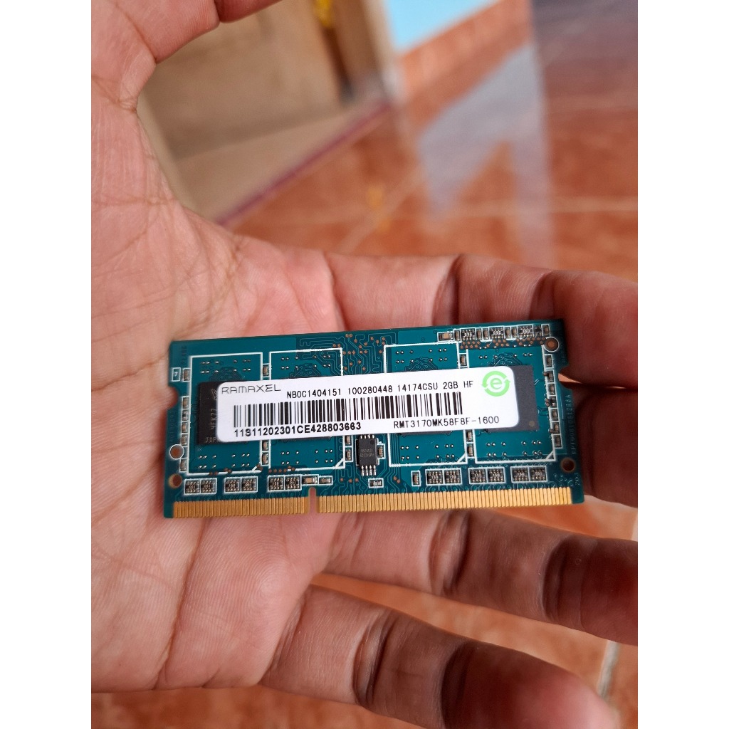 Ram Sodimm DDR3L 2gb ramaxel