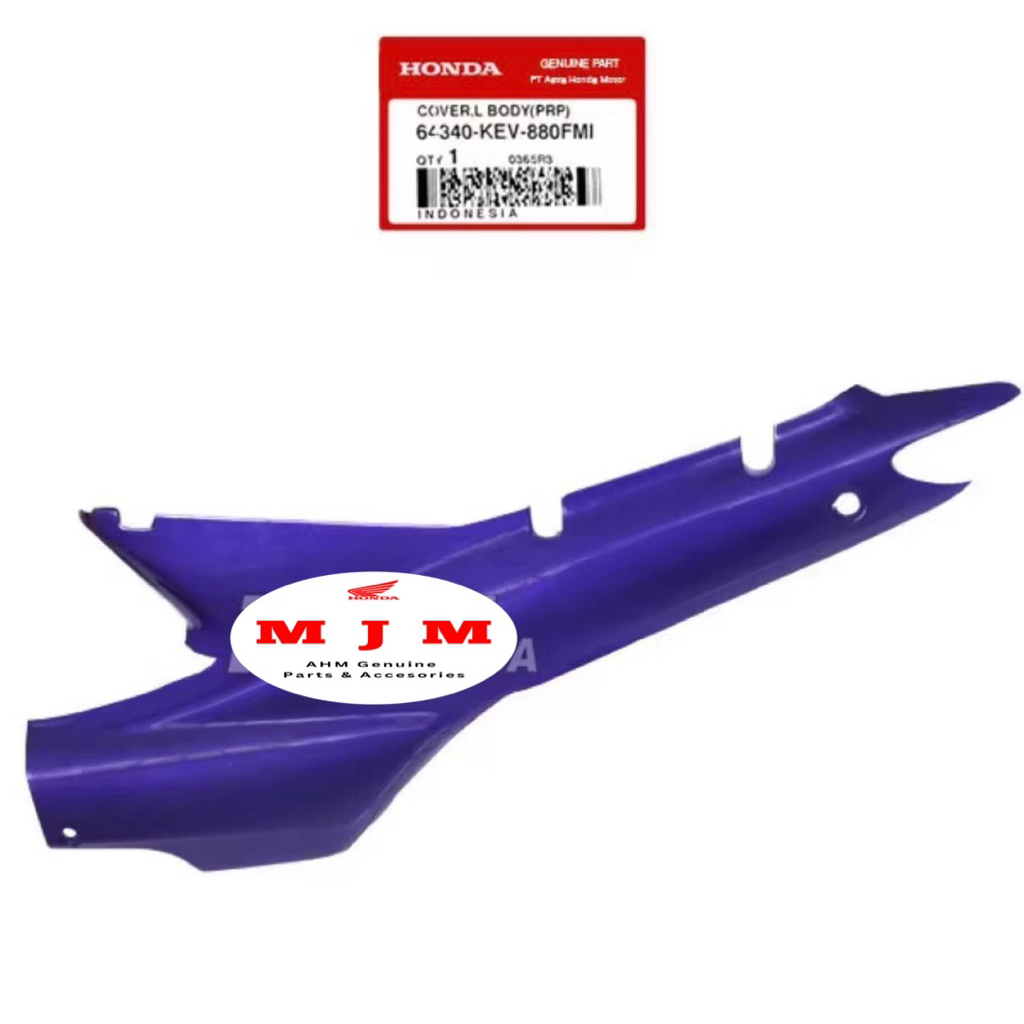 64340-KEV-880FMI Cover Body Kiri Supra X 100 Ungu